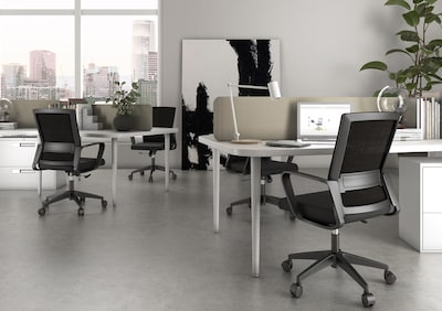 Foto 5 | Silla de Oficina Offiho Sling Negra