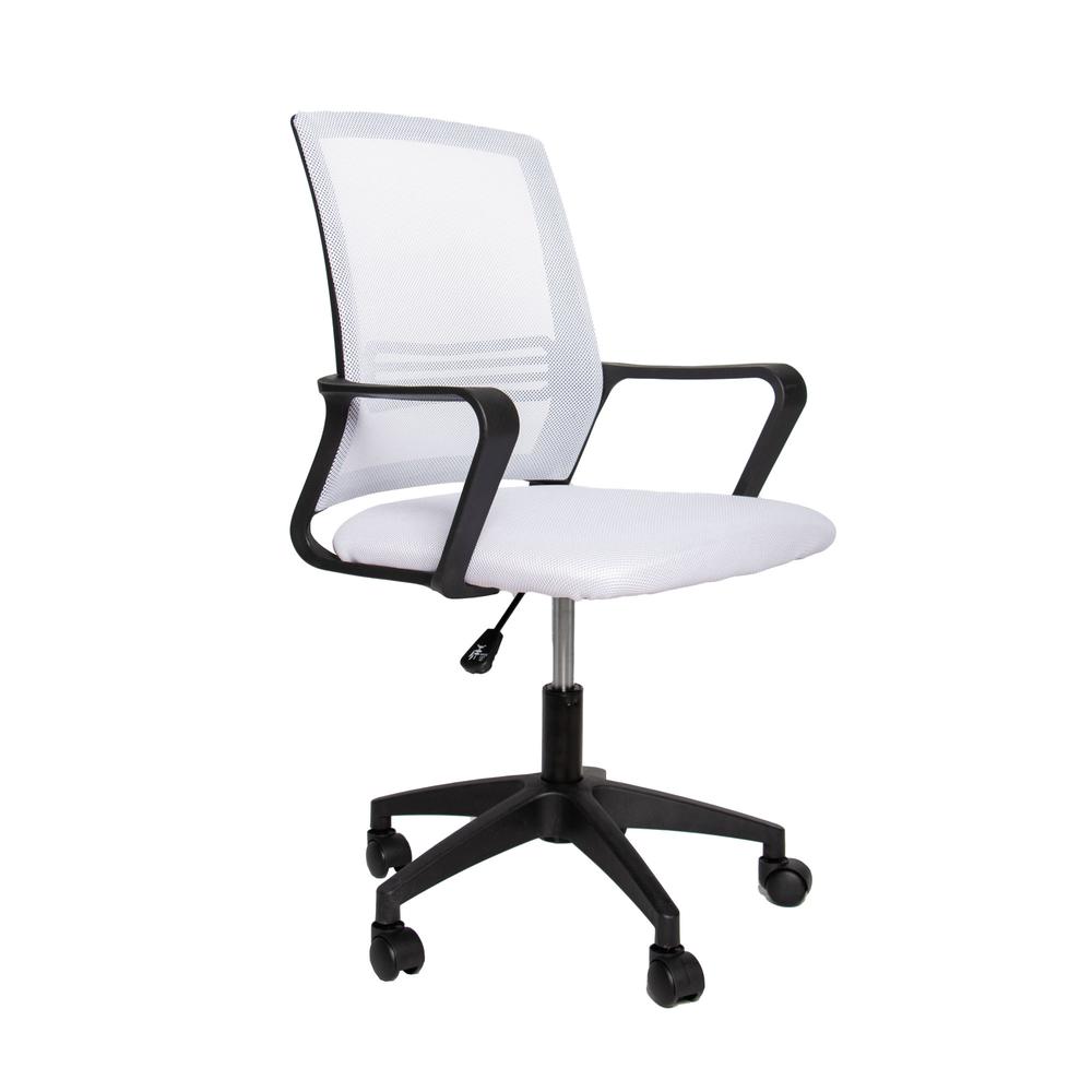Silla Giratoria de Escritorio Big Room KT-251 Blanco para Oficina
