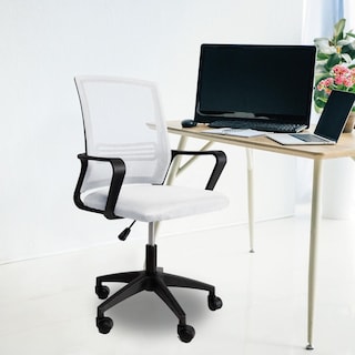 Foto 4 | Silla Giratoria de Escritorio Big Room KT-251 Blanco para Oficina
