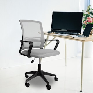 Foto 4 | Silla Giratoria de Escritorio Big Room KT-251 Gris para Oficina