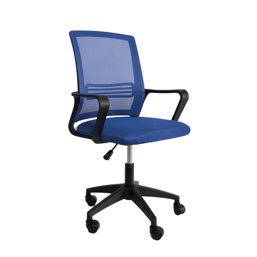 Silla Giratoria de Escritorio Big Room KT-251 Azul para Oficina