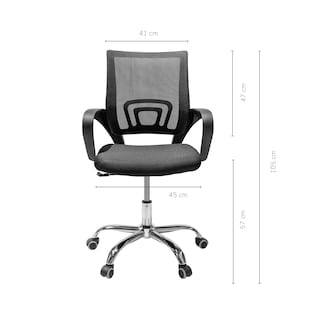 Foto 4 | Silla de Oficina Top Living Sillb1-n Negra