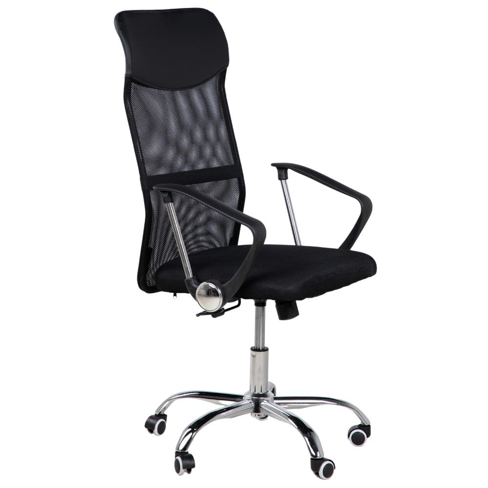 Silla de Oficina Ejecutiva Giratoria Ergonómica Escritorio KingsHouse Negro