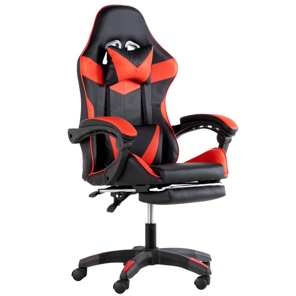 Foto 2 pulgar | Silla Gamer KingsHouse Ajustable Roja