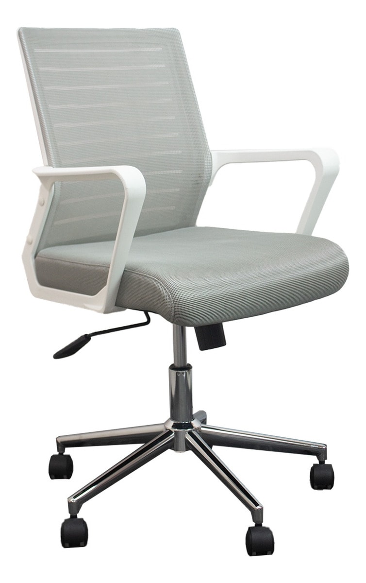 Silla Semi Ejecutiva Reclinable JauzJ0037 Blanca $2,430