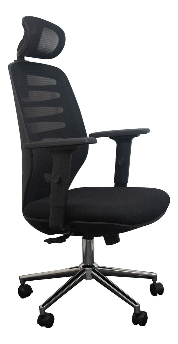 Silla Ejecutiva con Respaldo y Giro Jauz J0022 Negra $3,776