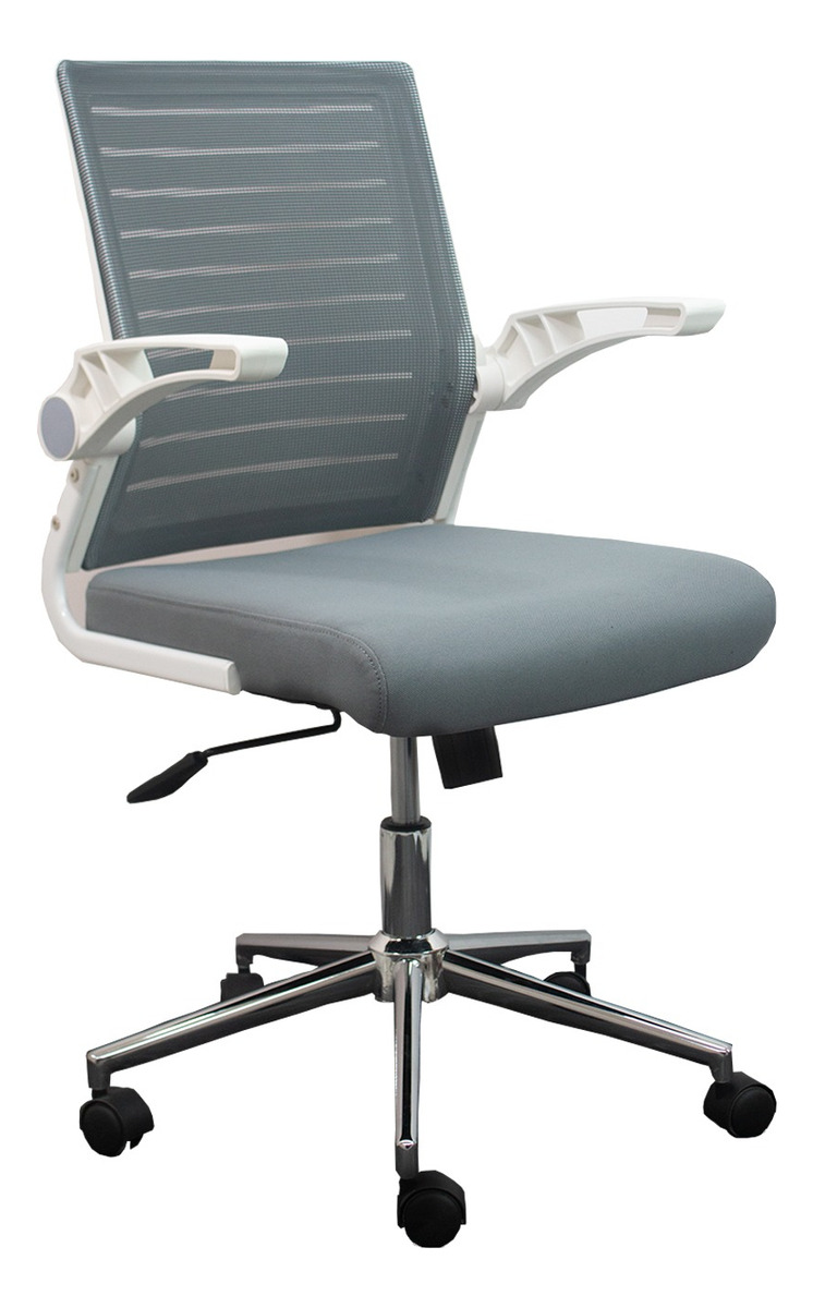 Foto 2 pulgar | Silla con Respaldo Bajo Diseño Curvo Jauz J0038 Blanca