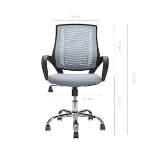 Foto 4 | Silla De Oficina Top Living Sill-c2g Gris