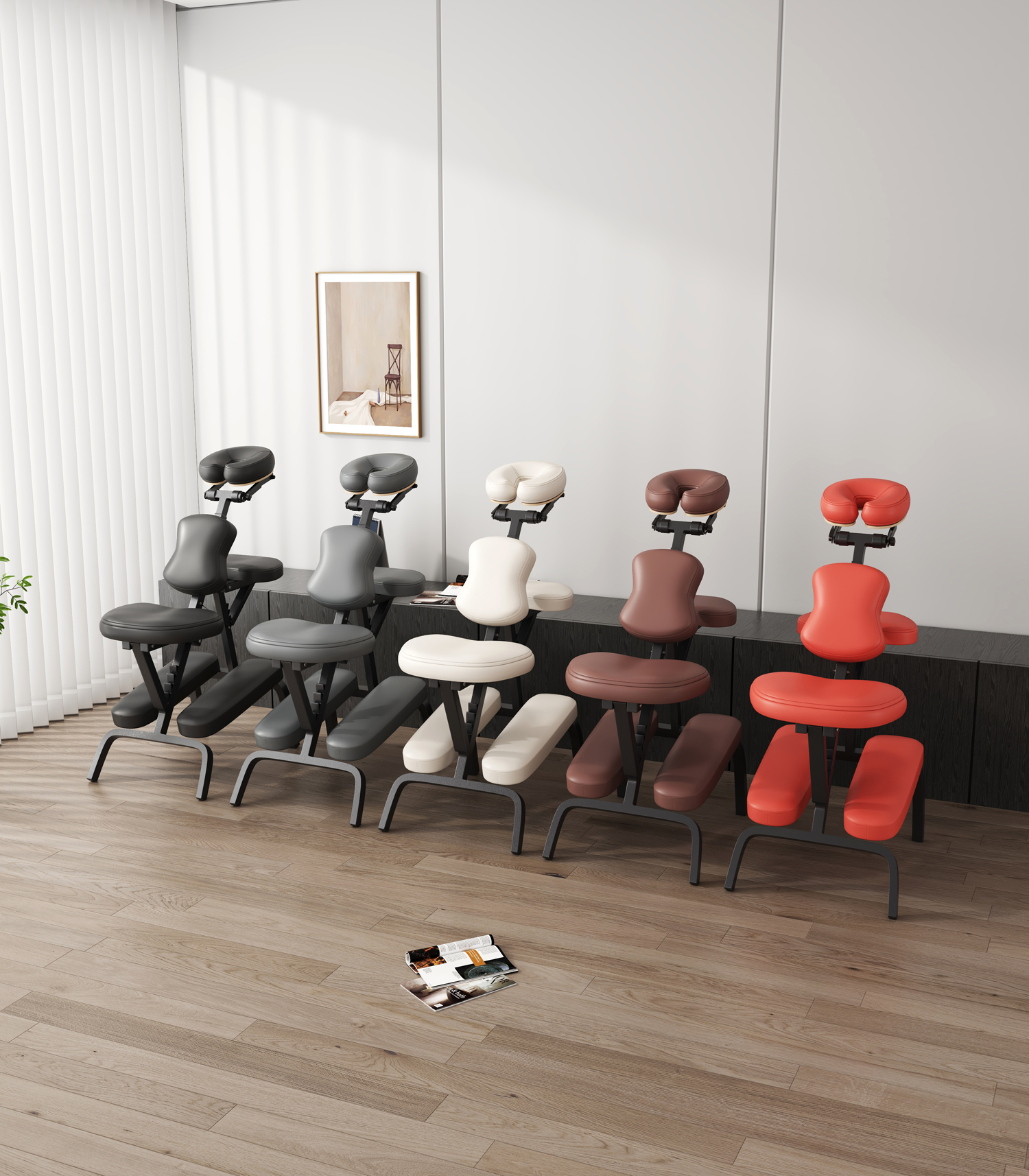 Foto 9 pulgar | Silla Masaje Tatoo Plegable Confort Premium Shiatsu Vinil