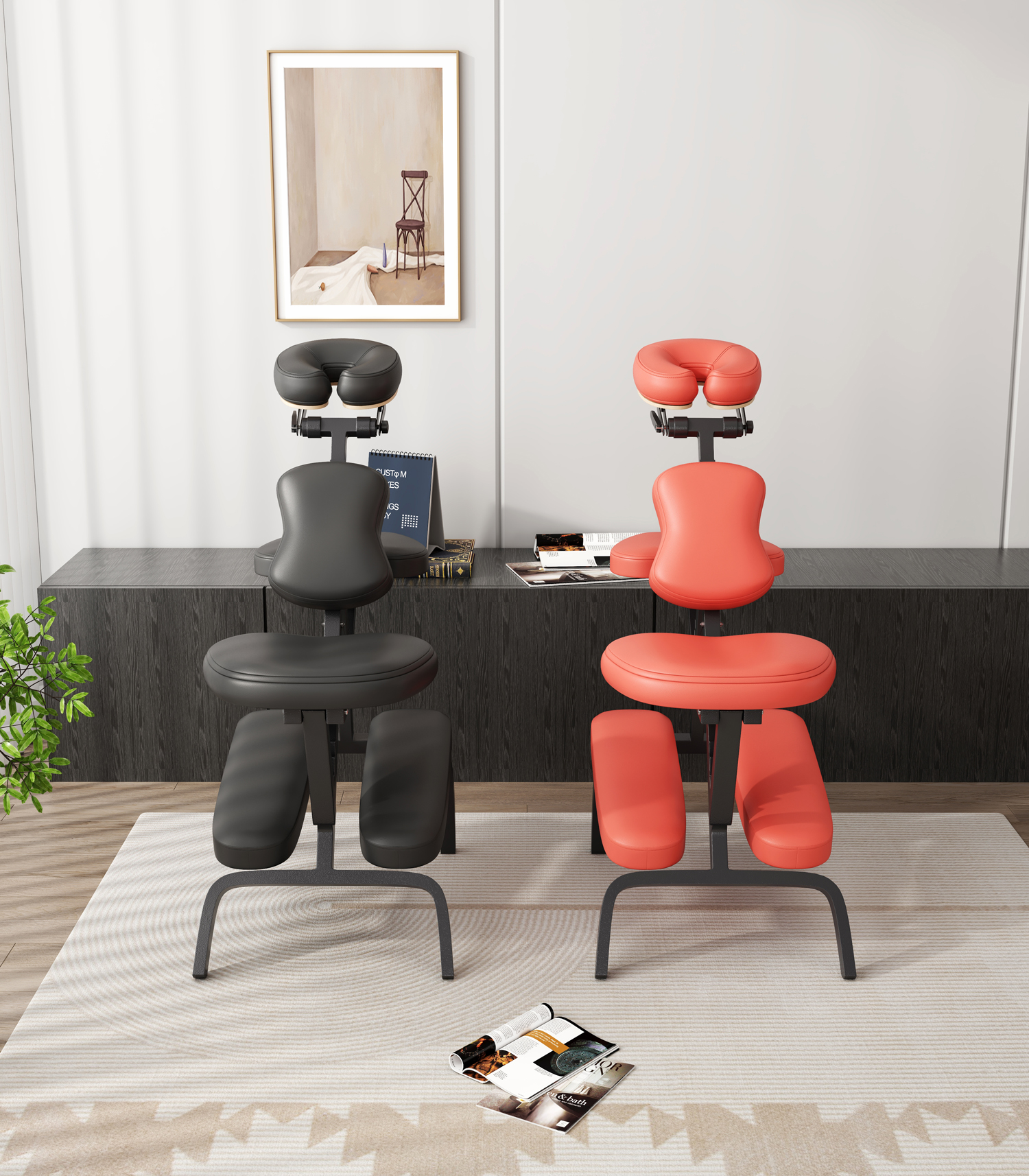 Foto 7 | Silla Masaje Tatoo Plegable Confort Premium Shiatsu Vinil