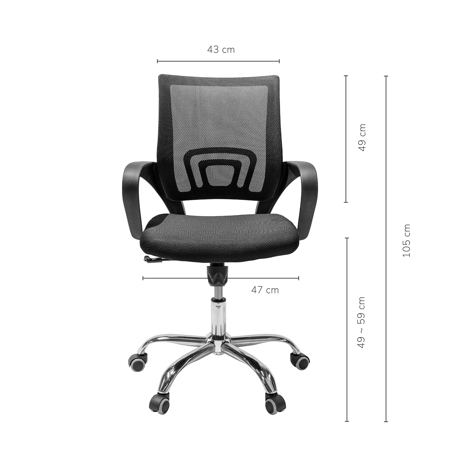Foto 5 | Silla De Oficina Top Living Sill2 Negra