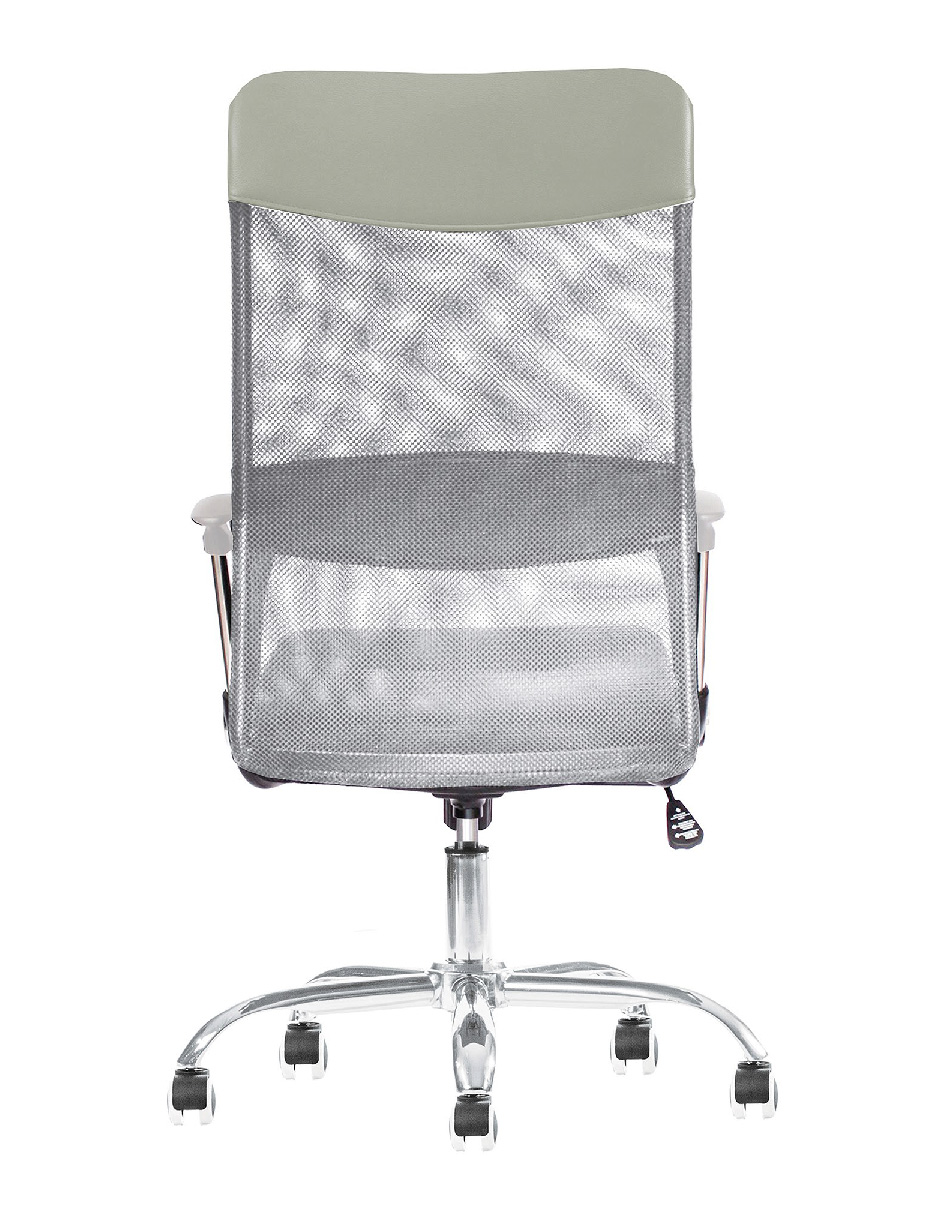 Foto 4 | Silla Ejecutiva Para Oficina Tapizado Mesh Ergonómica Economalla Blanca