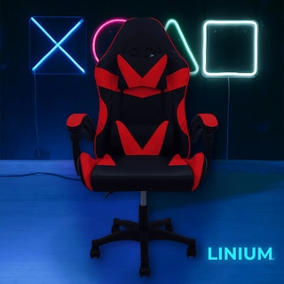 Foto 3 | Silla Gamer Linium Roja