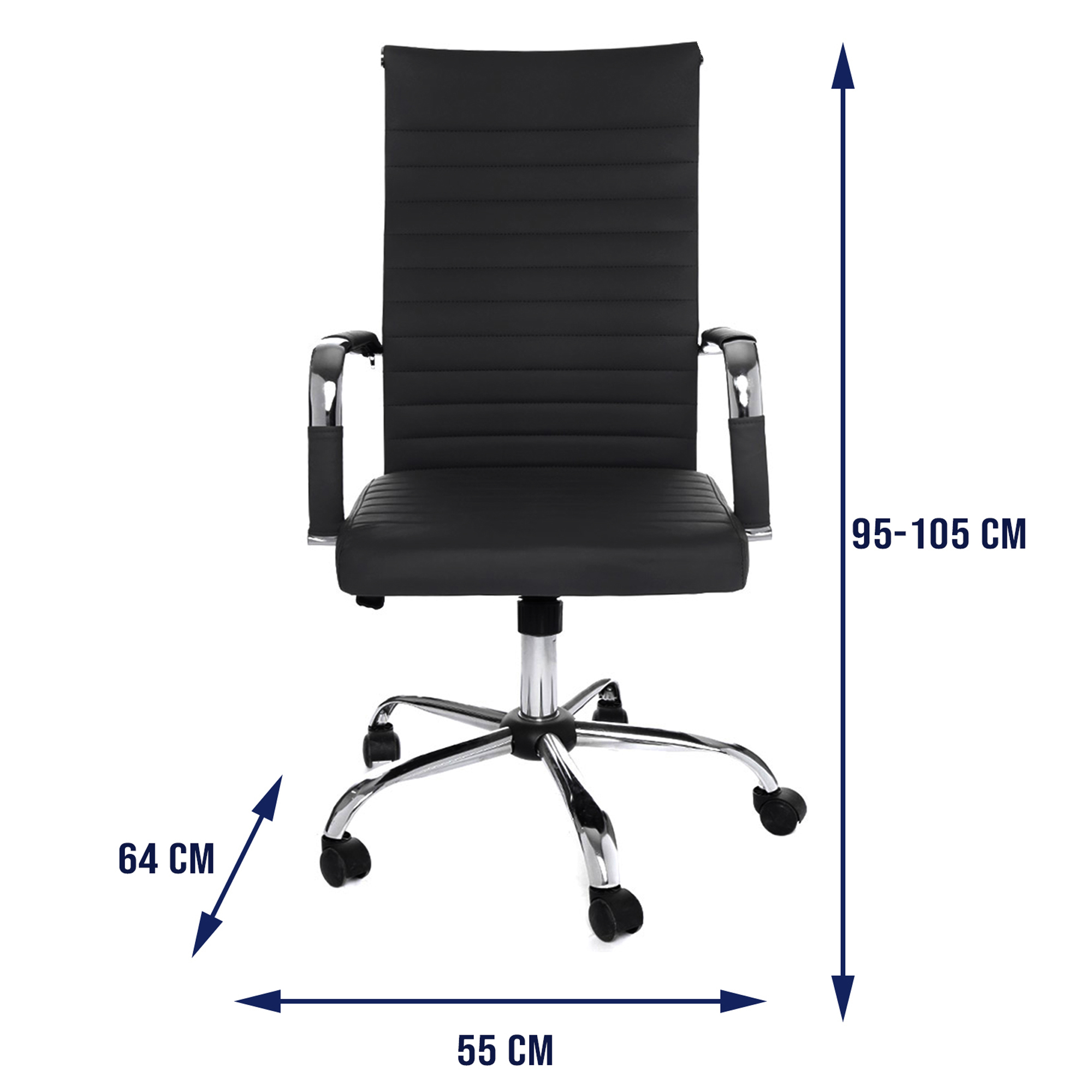 Foto 6 | Silla De Escritorio Eke Life Home Yx-9005 Ergonómica Negra Con Tapizado De Cuero Sintético , Mesh Y Tela