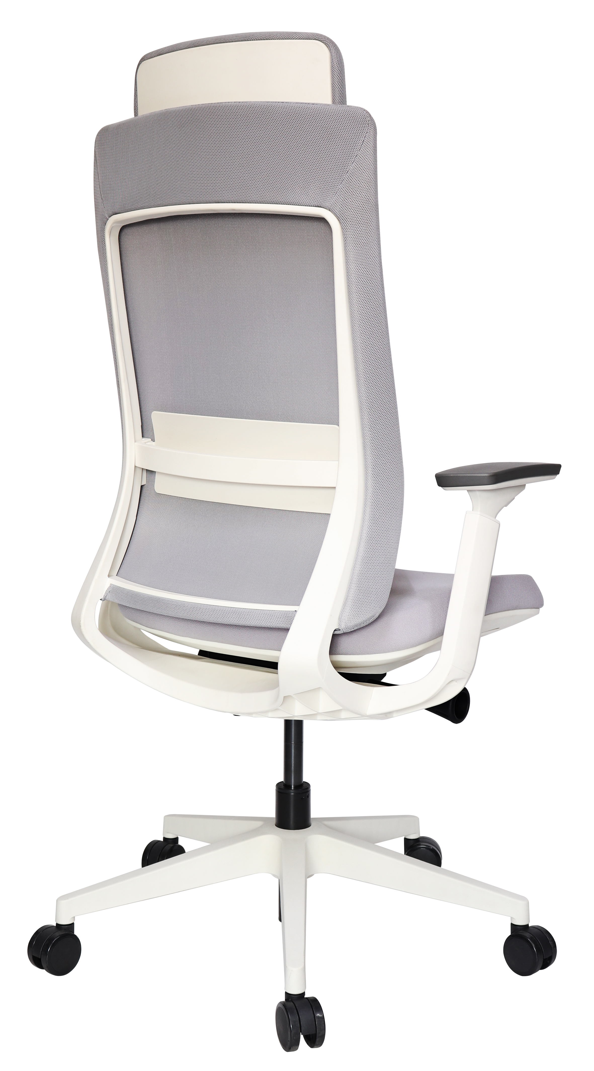 Foto 3 pulgar | Silla Ejecutiva Ergonómica con Cabecera Blanca