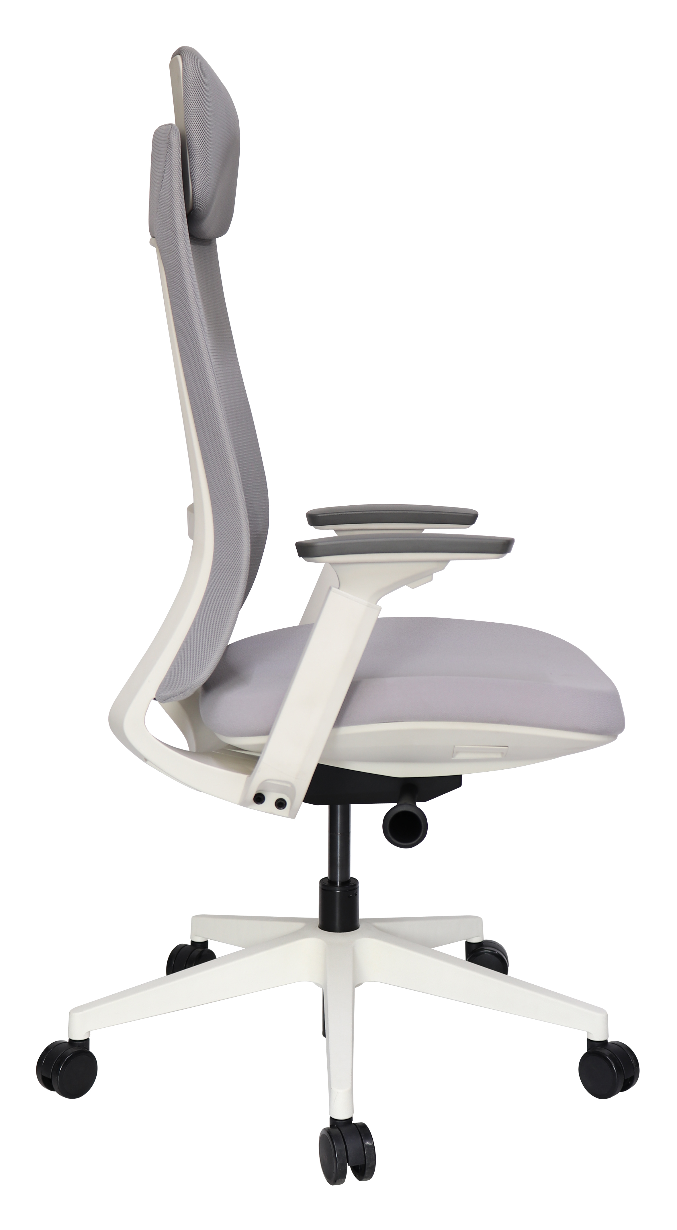 Foto 4 pulgar | Silla Ejecutiva Ergonómica con Cabecera Blanca