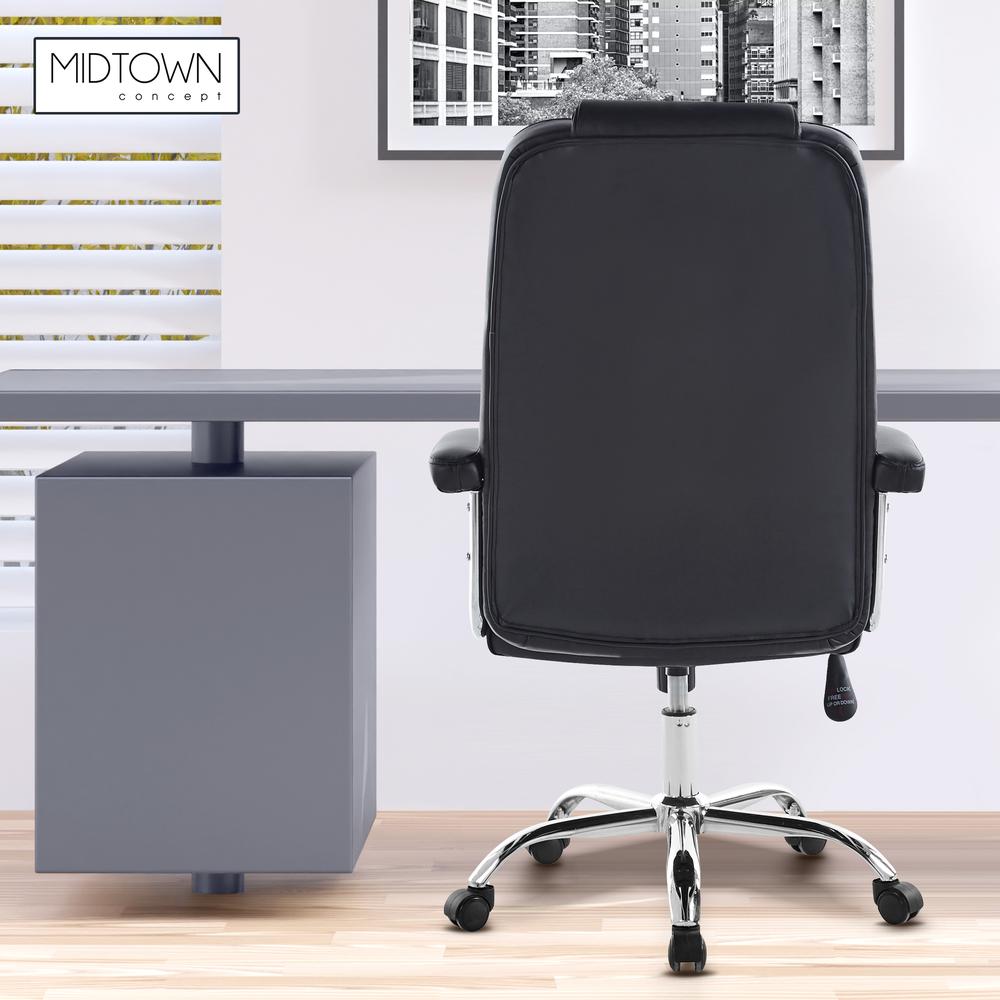 Foto 7 pulgar | Silla de Oficina Midtown Concept Negra