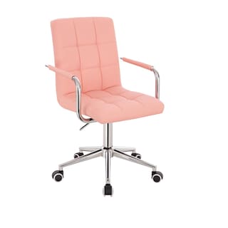 Foto 1 | Silla para Escritorio Euroluce Rosa