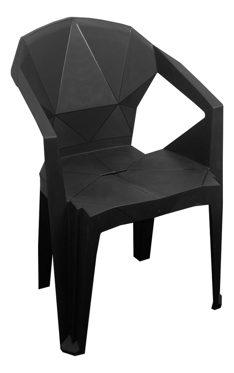 Silla de Jardín Jauz j0041 de Plástico Geométrica Resistente $720