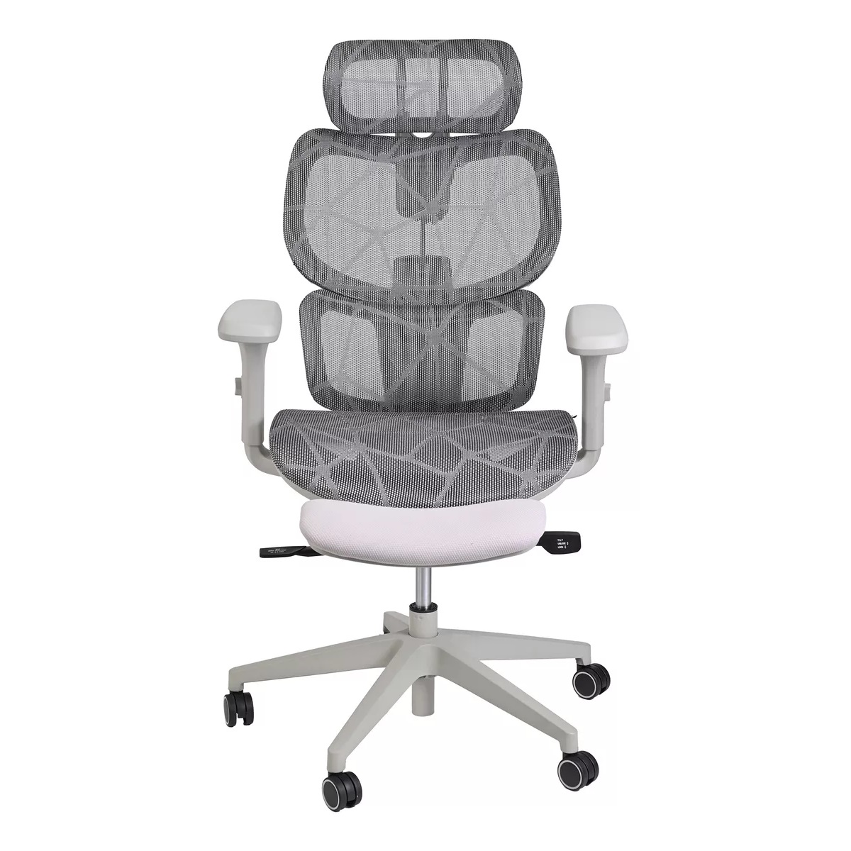 Foto 2 pulgar | Silla de Escritorio Ejecutiva EKE Life Home Ergonómica Mesh Premium Color Gris