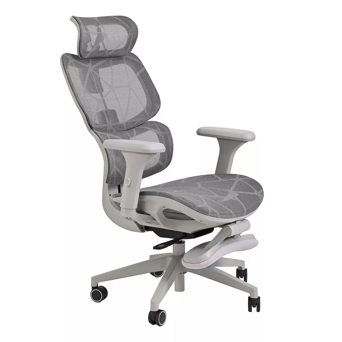 Foto 3 pulgar | Silla de Escritorio Ejecutiva EKE Life Home Ergonómica Mesh Premium Color Gris