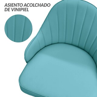 Foto 3 | Silla Para Oficina Ilios Innova Sotokio-azul Color Azul Tokio