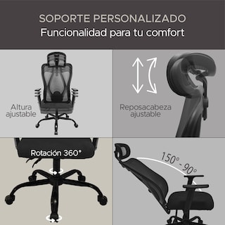 Foto 4 | Silla De Oficina Ergonómica Memory Foam