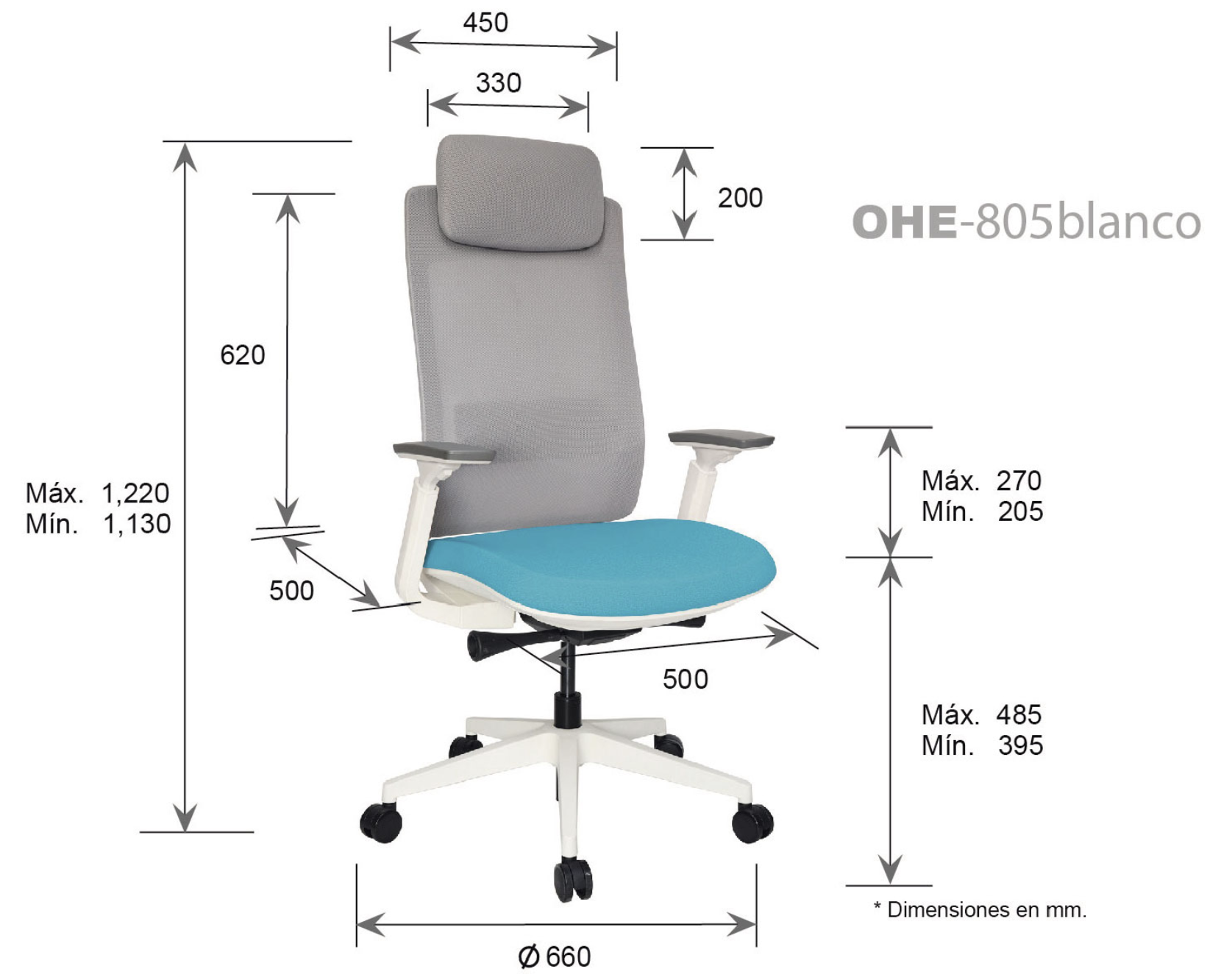 Foto 6 pulgar | Silla Ejecutiva Para Oficina Ergonómica Con Cabecera Modelo Quo Color Negro