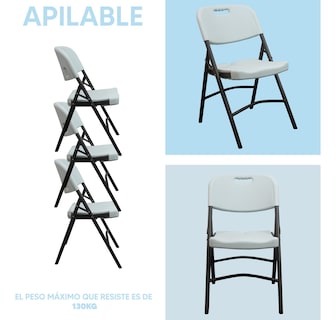 Foto 5 | Silla Plegable Jauz J0046 De Plástico 5 Piezas