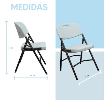 Foto 7 | Silla Plegable Jauz J0046 De Plástico 5 Piezas