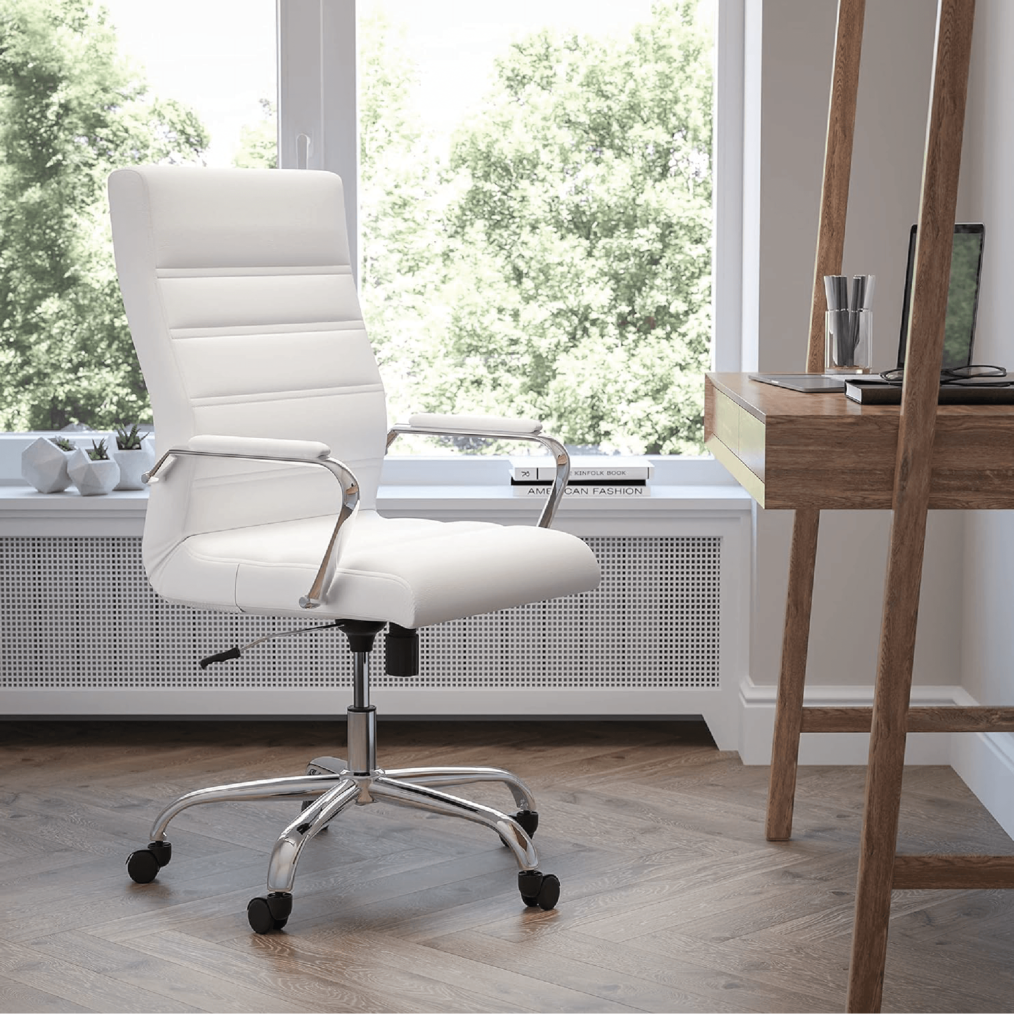 Foto 7 | Silla De Oficina Imperial- Blanco