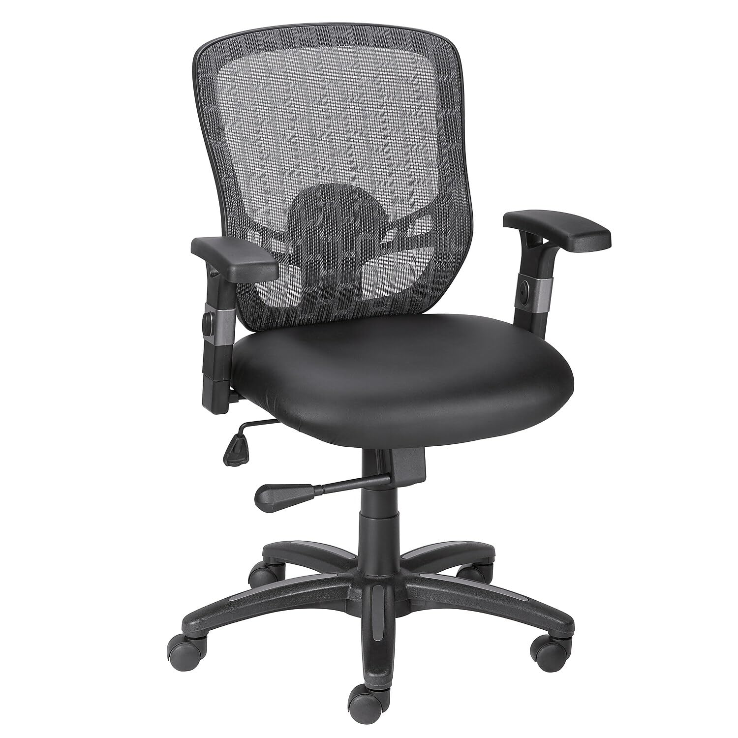 Silla De Trabajo Staples Corvair Luxura Con Respaldo De Malla Negra - Venta Internacional.