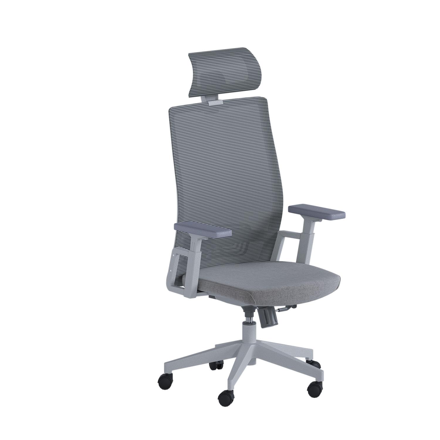 Silla De Oficina Mubson. Silla Ejecutiva Azel Gris