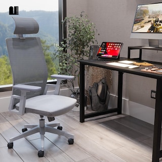 Foto 6 | Silla De Oficina Mubson. Silla Ejecutiva Azel Gris