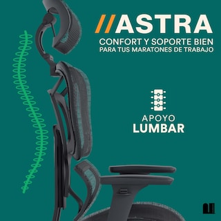 Foto 2 | Silla De Oficina Premium Mubson.silla Ejecutiva Astra Gris