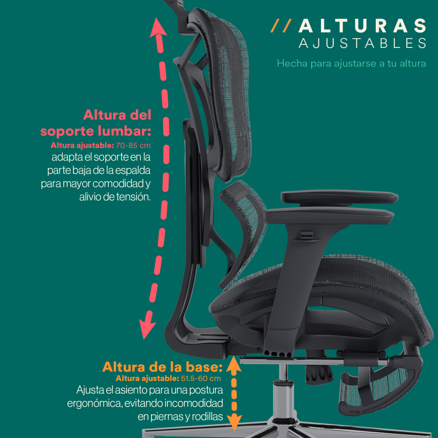 Foto 7 pulgar | Silla De Oficina Premium Mubson.silla Ejecutiva Astra Gris