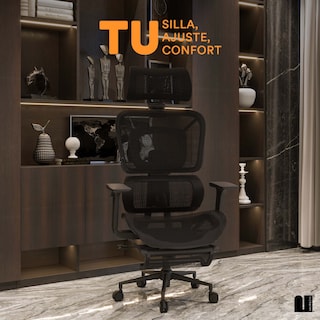 Foto 8 | Silla De Oficina Premium Mubson.silla Ejecutiva Astra Gris