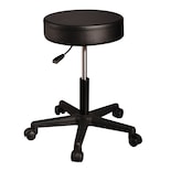 Taburete De Masaje Master Massage Neumático Giratorio Y Enrollable Negro - Venta Internacional.