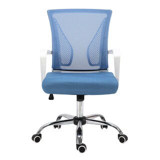 Foto 2 | Silla De Oficina Top Living Paris Ergonómica Semi Reclinable Azul