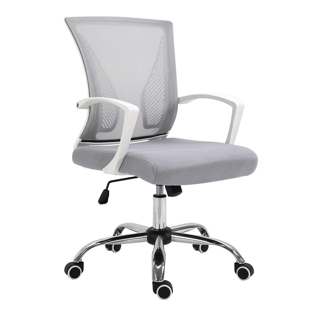 Foto 2 pulgar | Silla De Oficina Top Living  Burdeos Semi Reclinable Gris