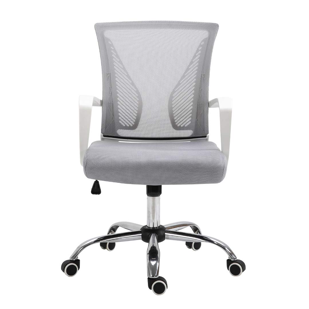 Foto 3 pulgar | Silla De Oficina Top Living  Burdeos Semi Reclinable Gris