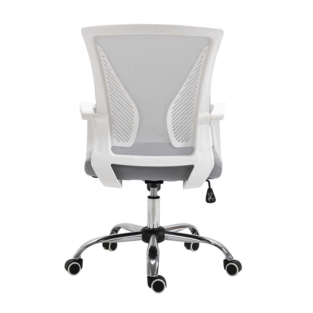 Foto 8 pulgar | Silla De Oficina Top Living  Burdeos Semi Reclinable Gris