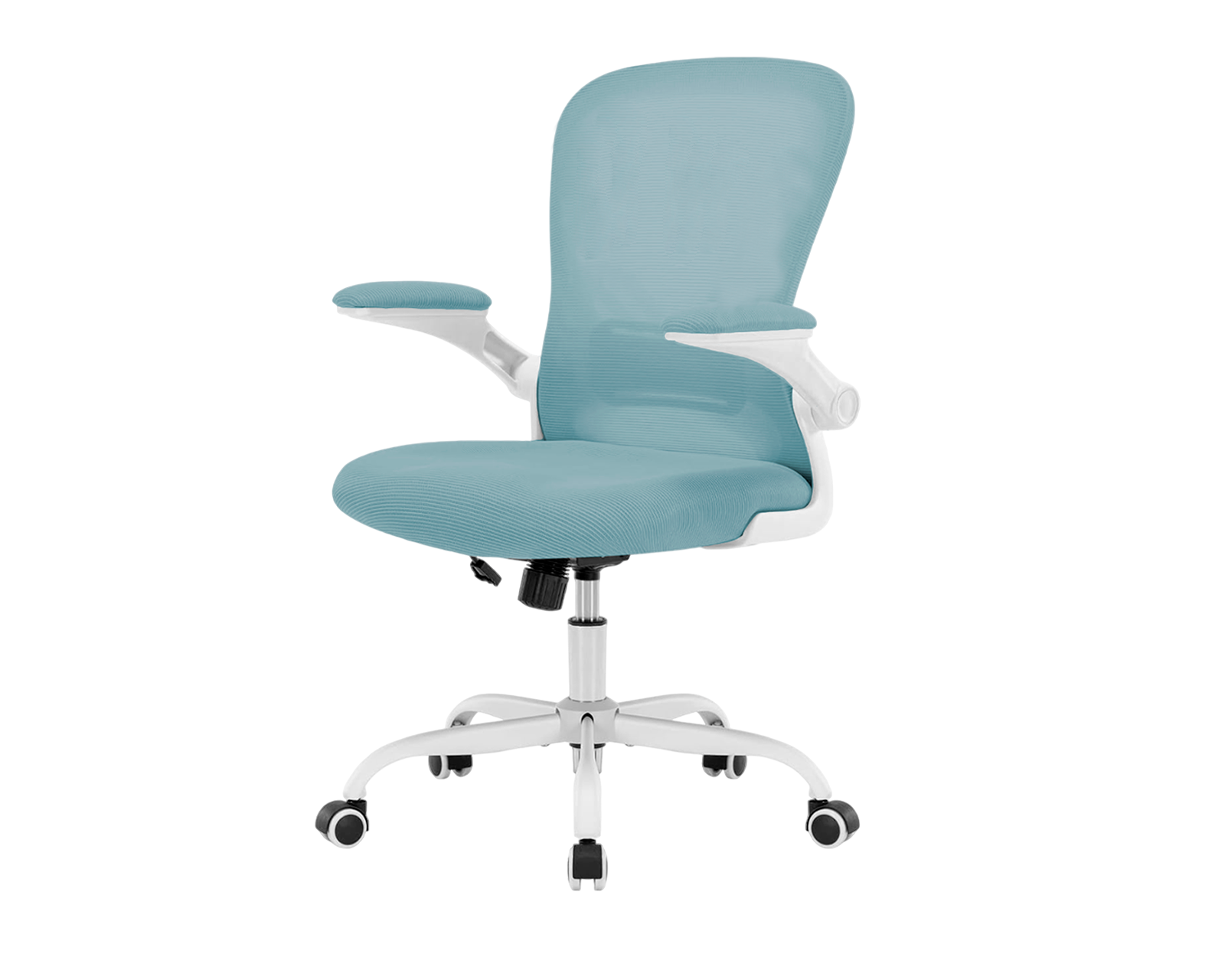 Foto 3 pulgar | Silla De Oficina Ergonómica Con Altura Ajustable Azul Bluelander