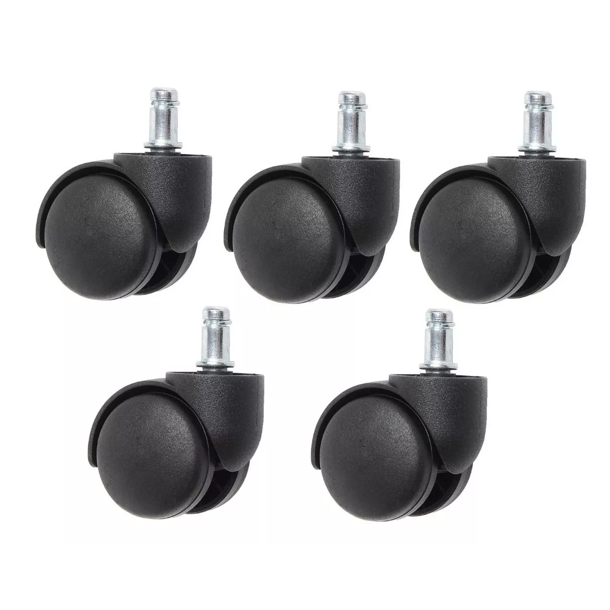 Foto 3 pulgar | 5 Ruedas De Plástico Para Silla De Oficina Eo Safe Imports Esi-15743 Negro