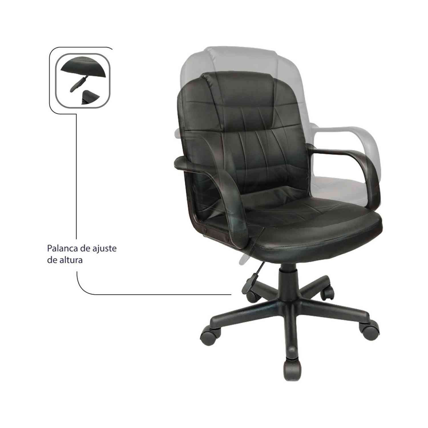 Foto 3 | Silla Ejecutiva Sillon Oficina Ajustable Escritorio