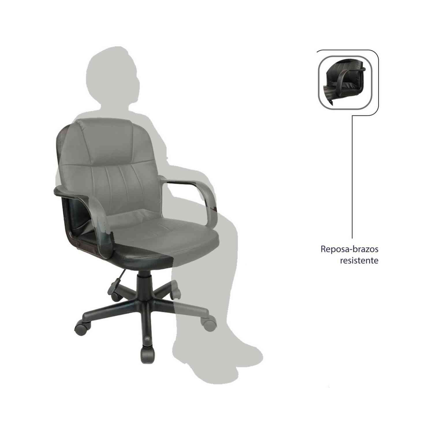 Foto 9 pulgar | Silla Ejecutiva Sillon Oficina Ajustable Escritorio