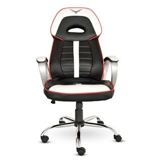 Foto 3 | Silla Gamer Naceb Na-0910 Piel Sintética Blanco/negro