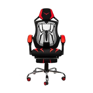 Foto 1 | Silla Gamer Naceb Na-0928 Spider Con Reposa Piernas Negro/rojo