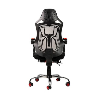 Foto 4 | Silla Gamer Naceb Na-0928 Spider Con Reposa Piernas Negro/rojo