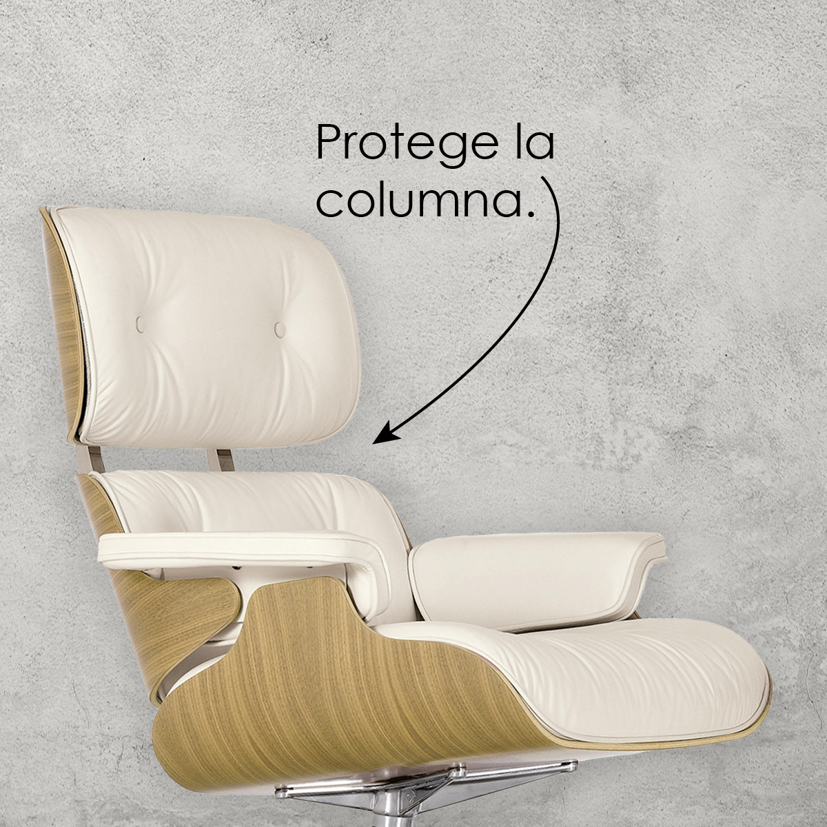 Foto 4 | Silla para Oficina Iliosinnova Blanco Reclinable
